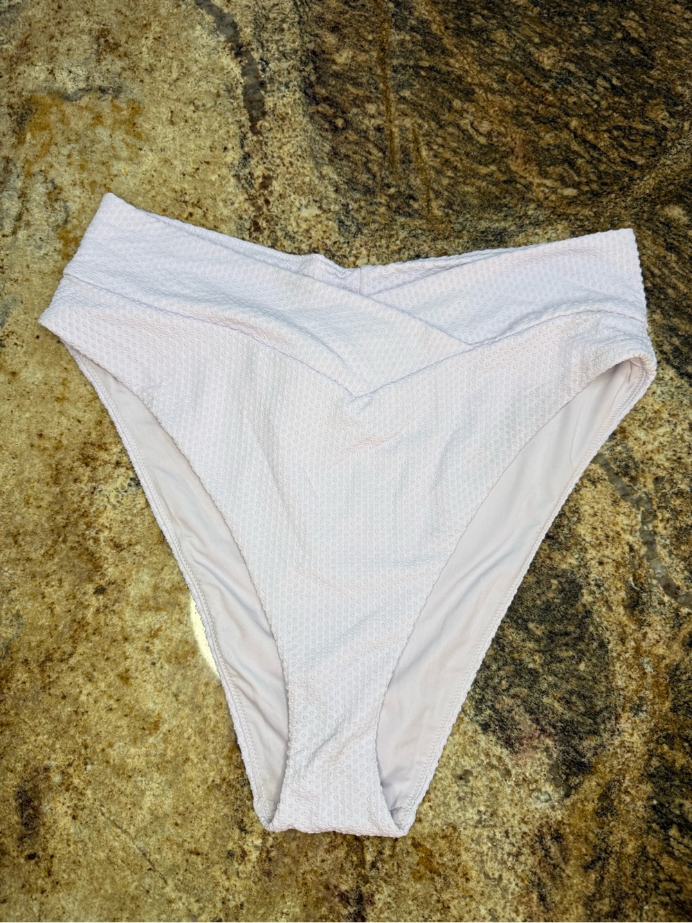 aerie Lavender High-Rise V-Fold Bikini Bottom